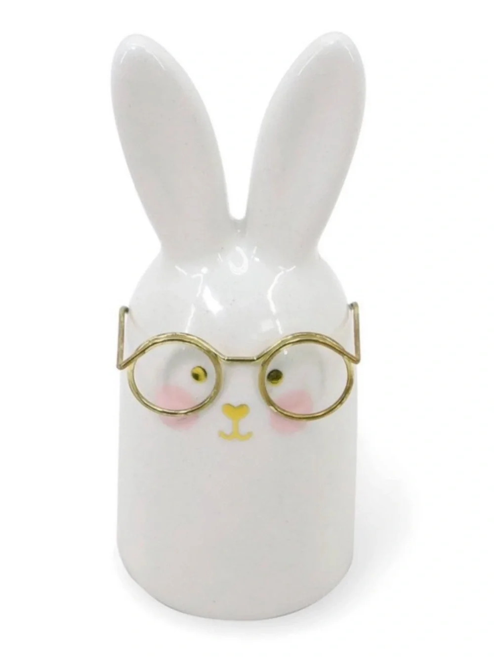 Last Set! Target Bullseye Full Set of 3 White Ceramic Bunny Head Figurines 2026